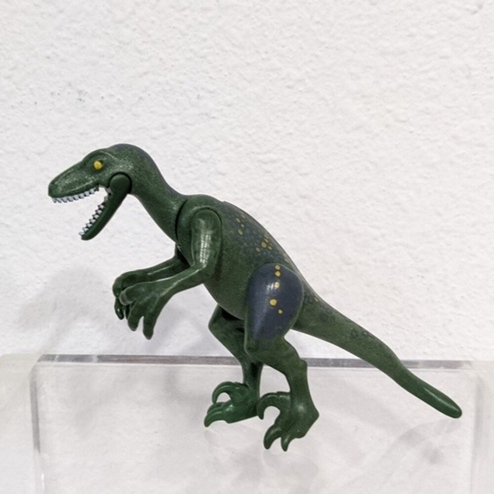 Playmobil Dinosaur Green Raptor Figure 3"